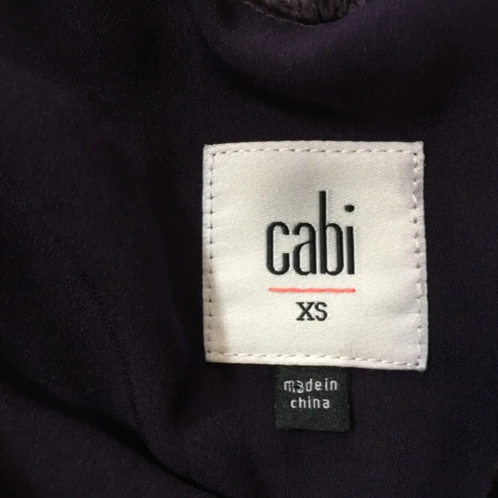 CAbi Gray, Purple and Orange Mini Dress